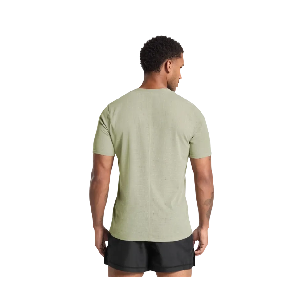Gymshark Running T Shirt Slim Fit Chalk Green
