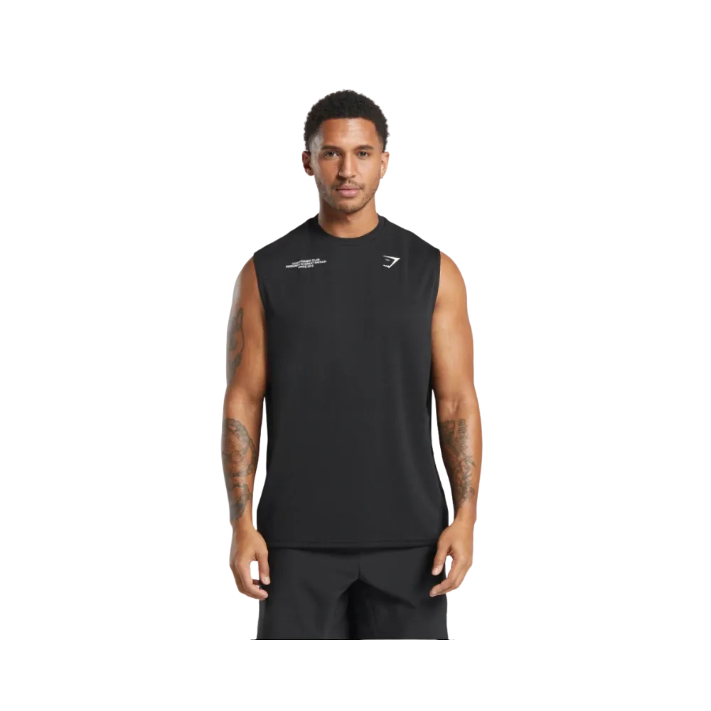 Gymshark Conditioning Club Tank Oversized Fit Black