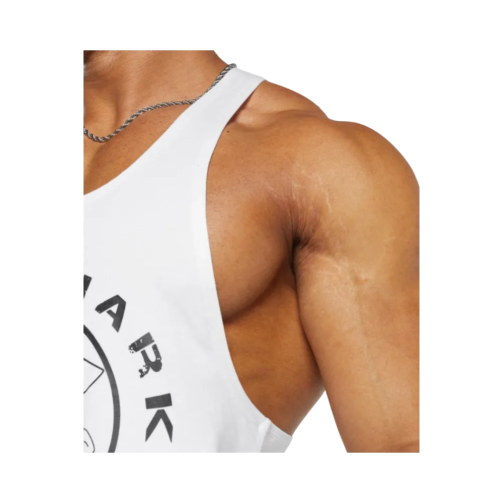 Gymshark Legacy Stringer Slim Fit White