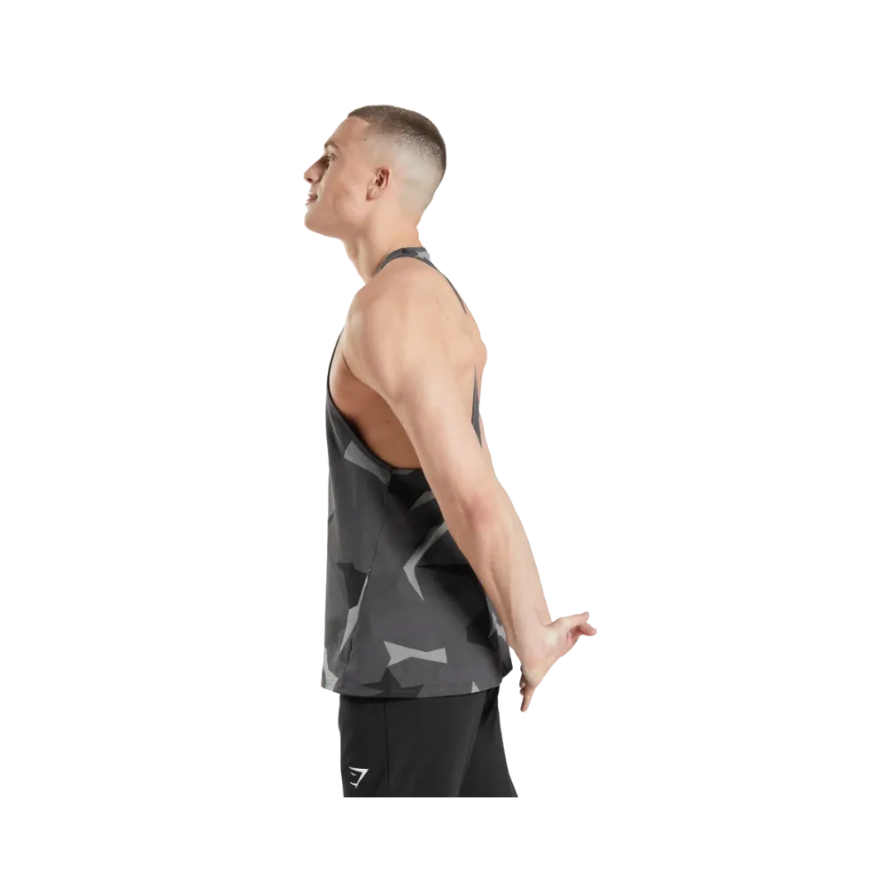 Gymshark Critical Stringer Slim Fit Black Print