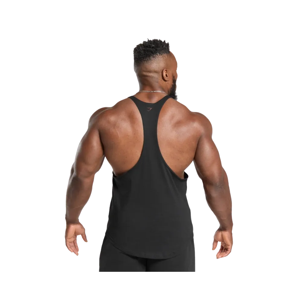 Gymshark Heavy Duty Stringer Slim Fit Black