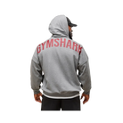 Gymshark Power Zip Up Hoodie Oversized Fit Charcoal Core Marl