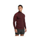 Gymshark Vital Seamless 1/4 Zip Slim Fit Black/Sets Red