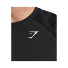 Gymshark Crest Sweatshirt Slim Fit Black