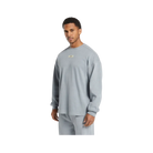 Gymshark Heavyweight Rib Crew Oversized Fit Denim Grey