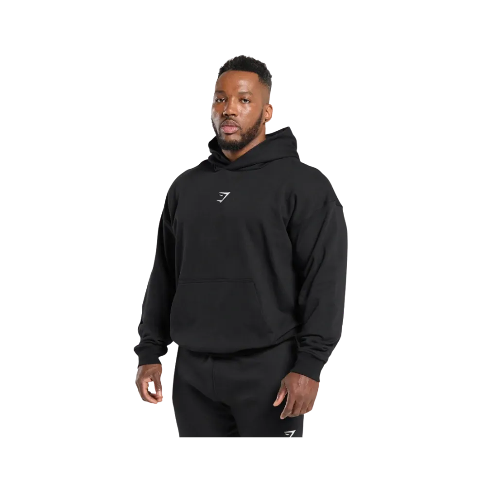 Gymshark Athletic Department Hoodie Oversized Fit Black