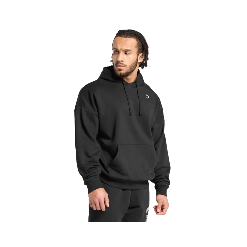 Gymshark Heavy Duty Apparel Hoodie Oversized Fit Black