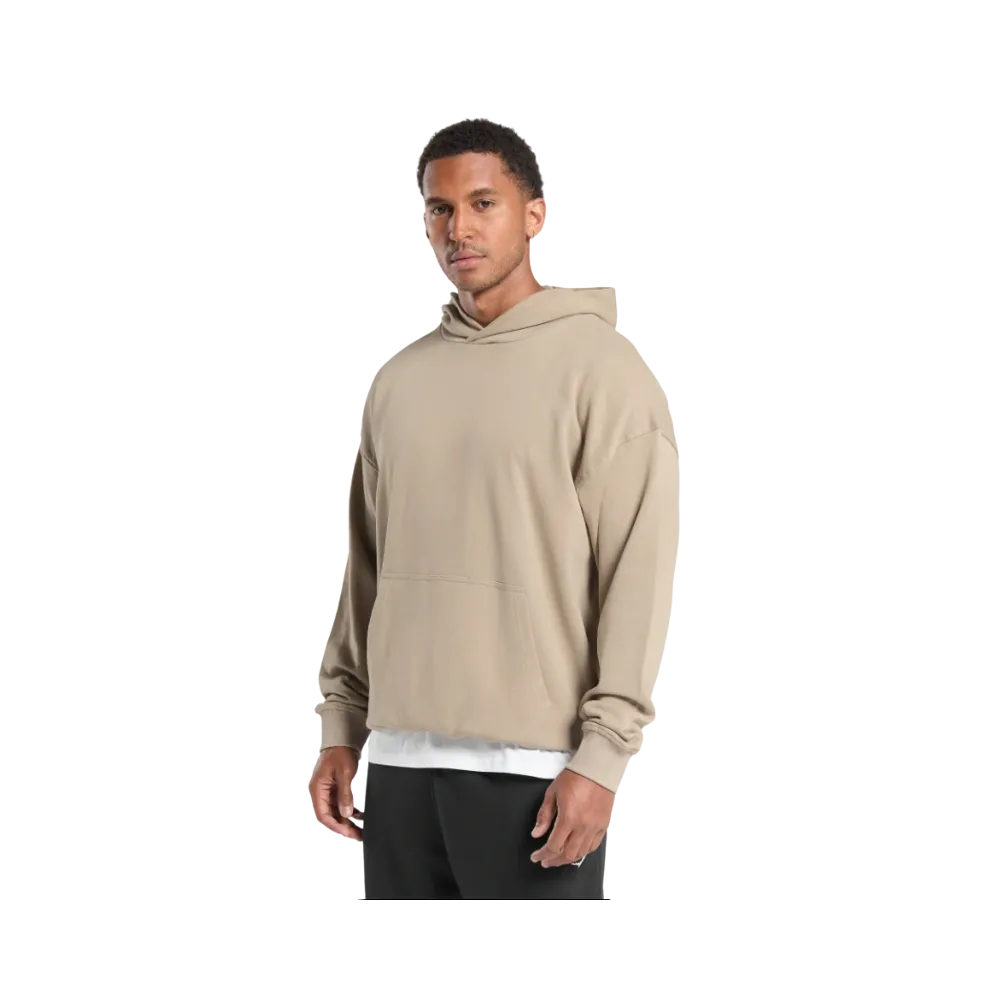 Gymshark Rest Day Essentials Hoodie Oversized Fit Sand Brown