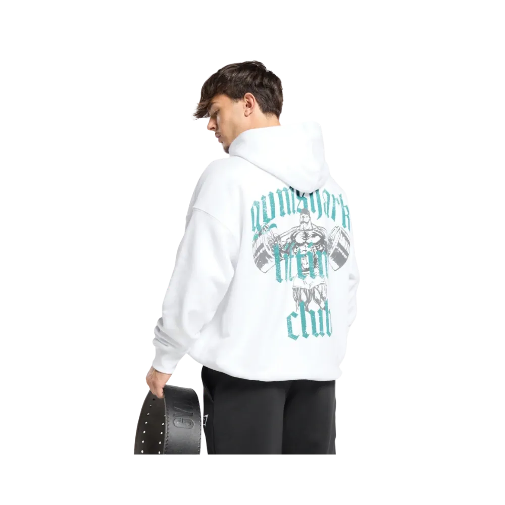 Gymshark Lifting Club Hoodie Oversized Fit White