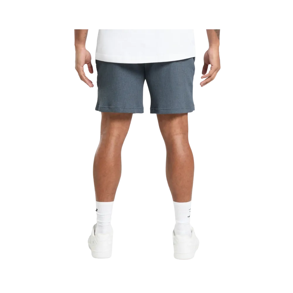 Gymshark Waffle Shorts Oversized Fit Titanium Blue