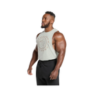 Gymshark Legacy Drop Arm Tank Slim Fit Stone Grey