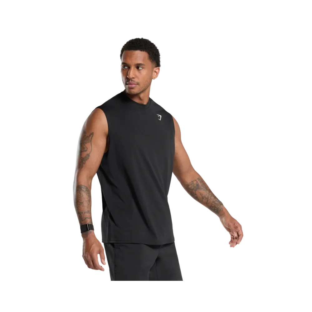 Gymshark Oversized Performance Tank Oversized Fit Black