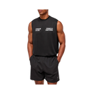 Gymshark GFX Conditioning 5 OS Synthetic Cut Off Oversized Fit Black