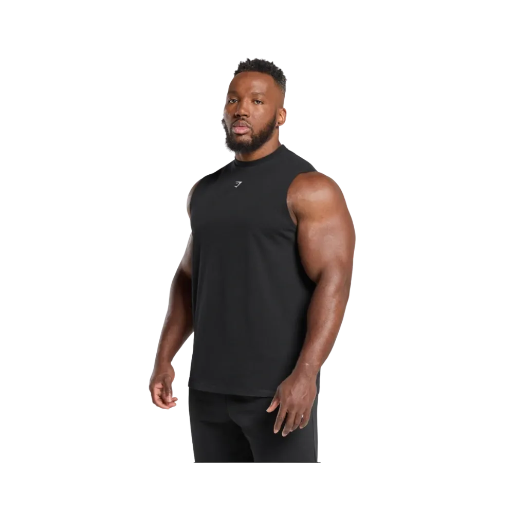 Gymshark Heavy Duty Tank Oversized Fit Black