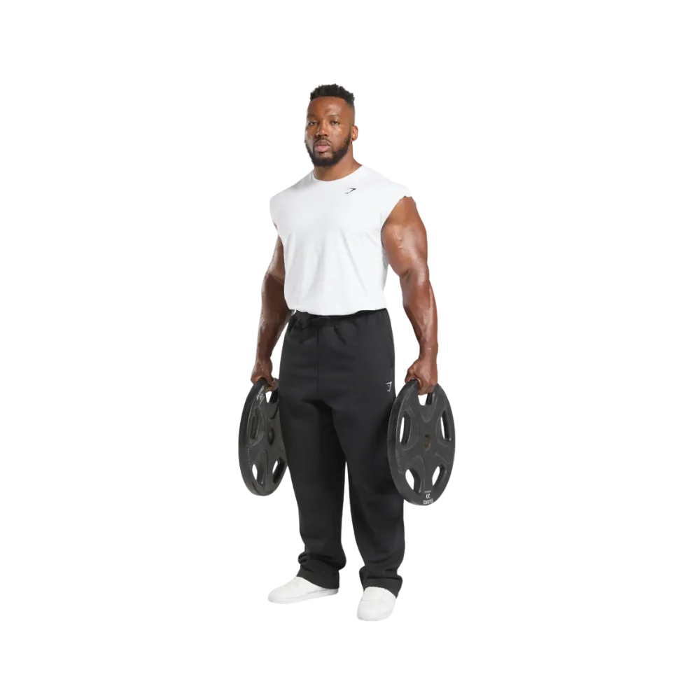 Gymshark Critical Cut Off Tank Slim Fit White