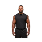 Gymshark Power Cut Off Tank Oversized Fit Black/Conditioning Red