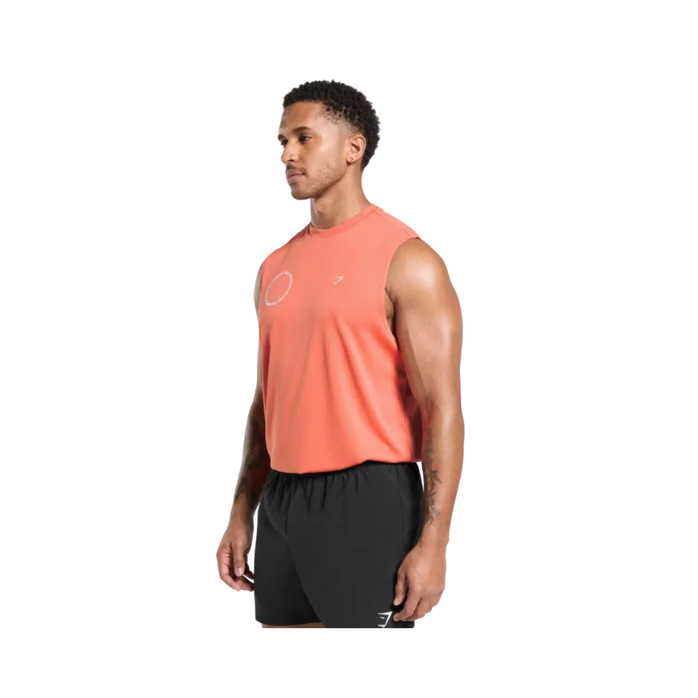 Gymshark Keep Showing Up Tank Oversized Fit Muted Coral