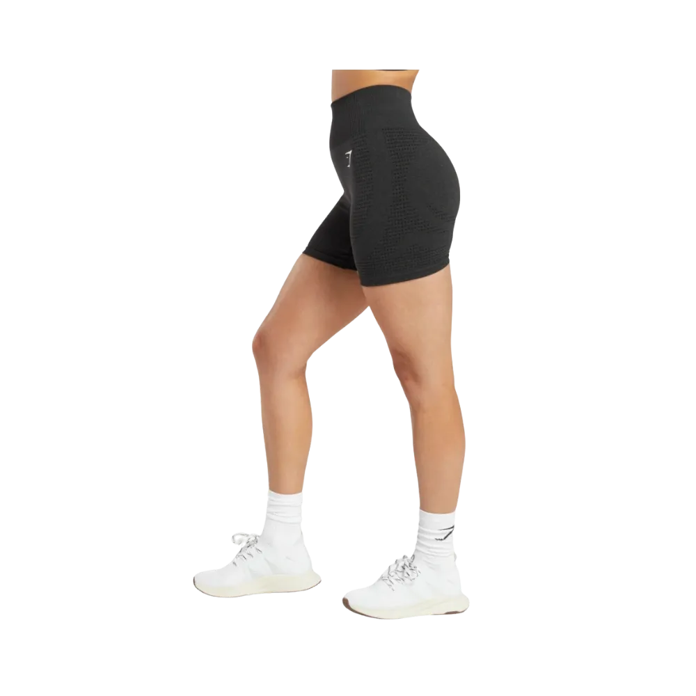 Gymshark Vital Shorts compression fit Black Marl