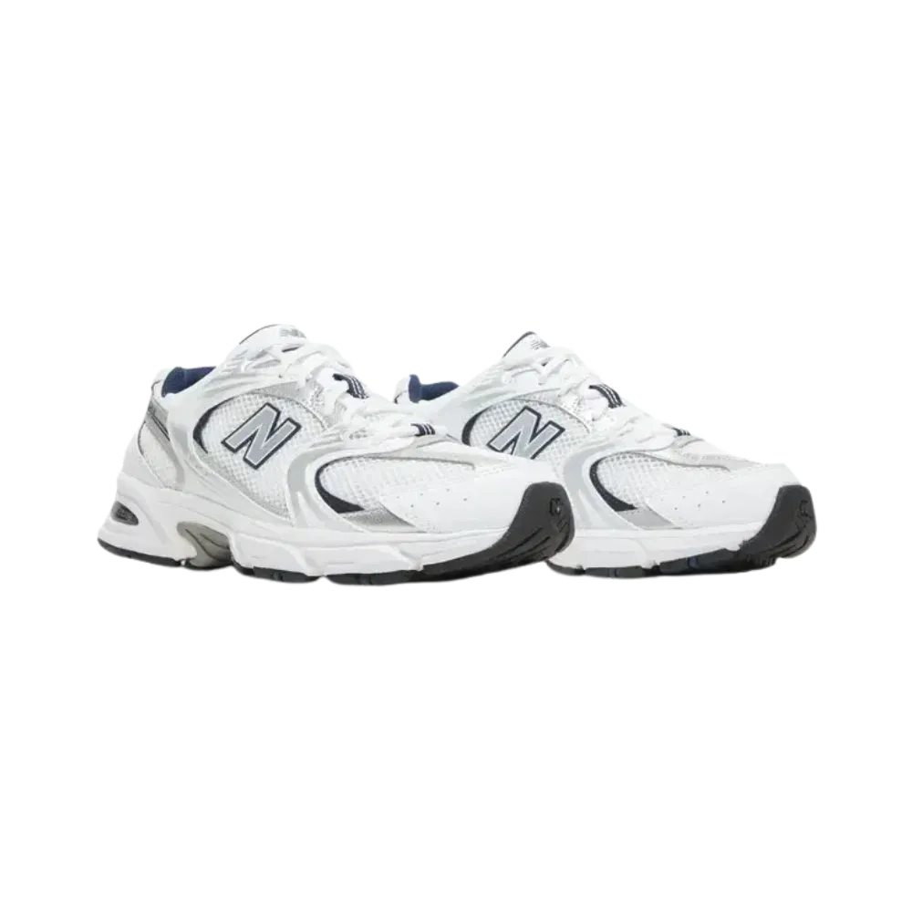 New Balance 530 White Silver Navy