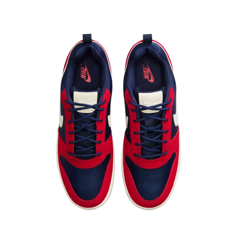 Nike Court Borough Low Premium Sneaker Navy Red