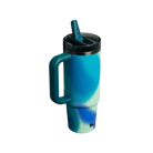 Stanley The New Frequency Quencher ProTour Flip Straw Tumbler Coastal Teal Motion
