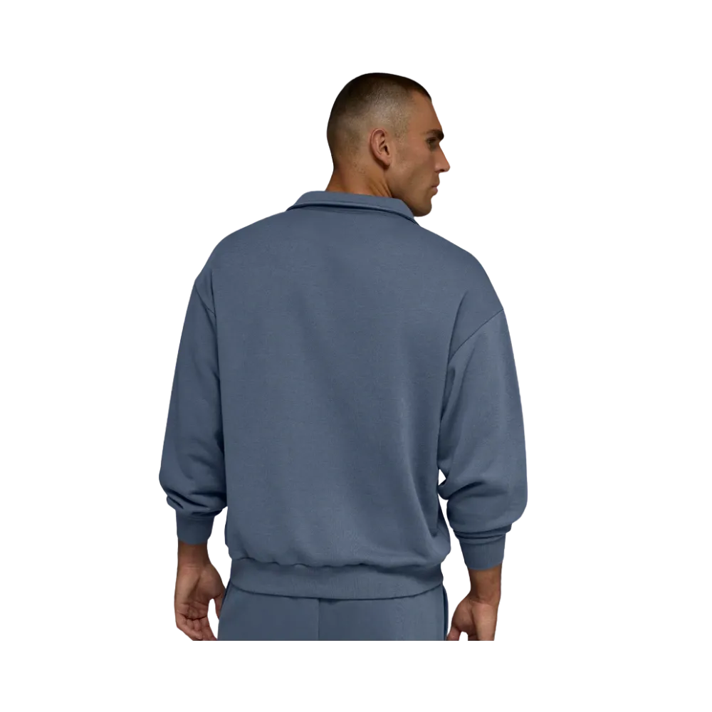 Alo Men's Accolade 1/4 Zip Pullover Bluestone