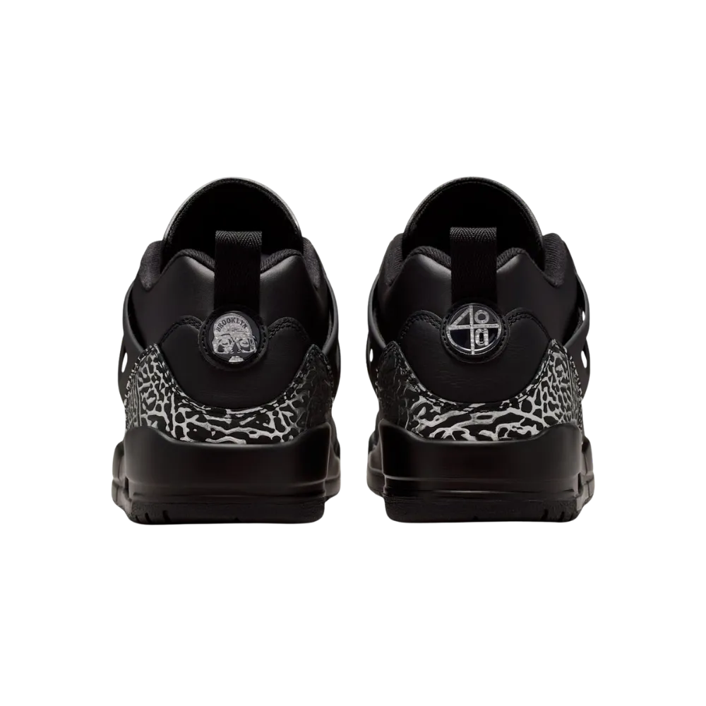 Jordan Spiz'ike Low Black Metallic Silver