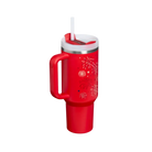 Stanley Quencher H2 0 Flowstate Tumbler Chili Red Fireworks 40 OZ