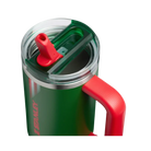 Stanley Country Collection Quencher Protour Flip Straw Tumbler Team Dark Green Red 30 OZ