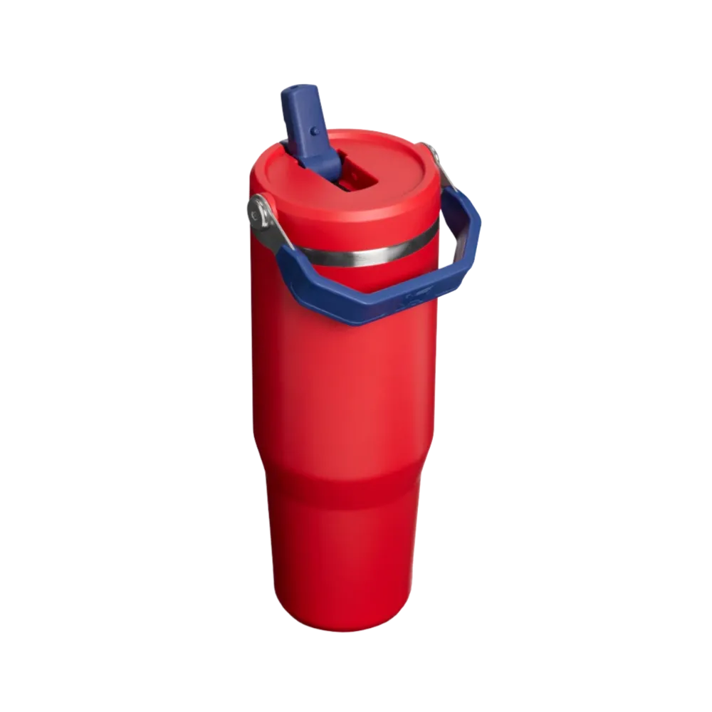 Stanley Country Collection Iceflow Tumbler Team Red Dark Blue 30 OZ
