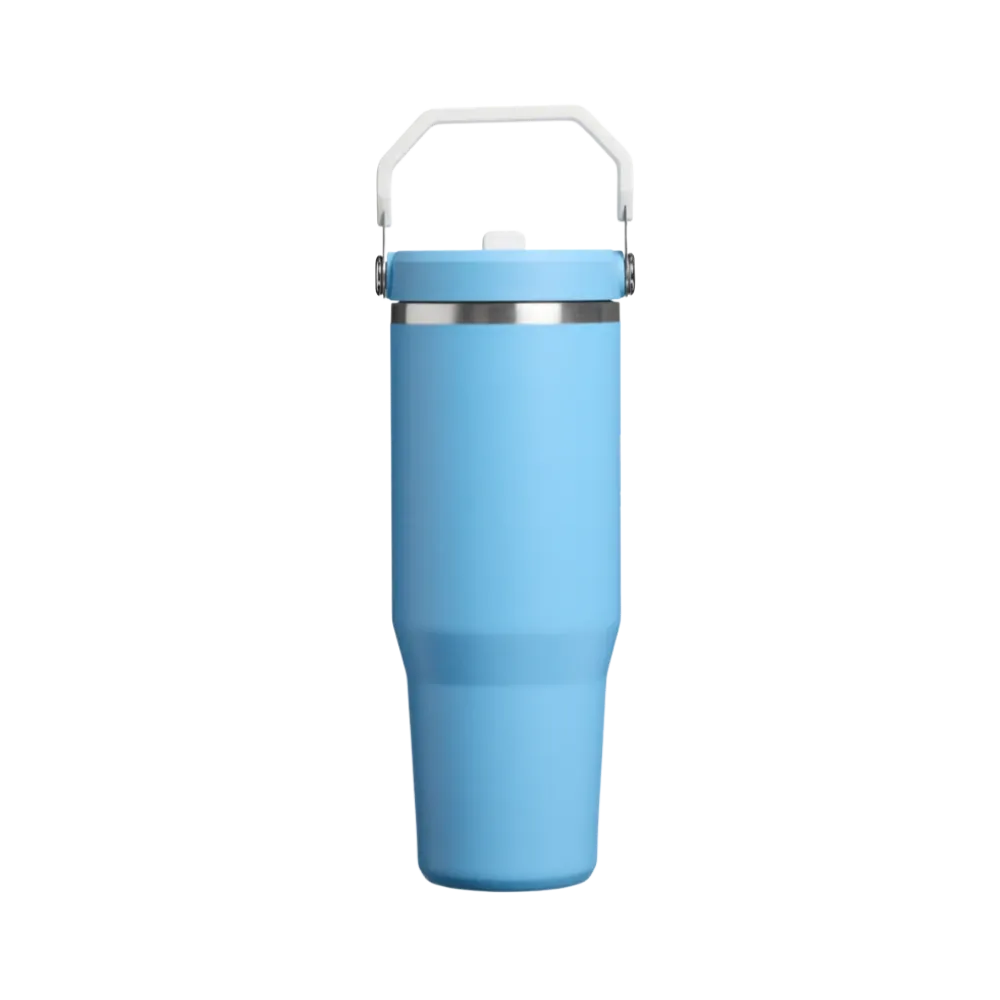 Stanley Country Collection Iceflow Tumbler Team Light Blue White 30 OZ