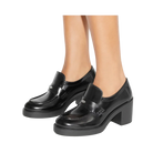 Tory Burch Classic Heeled Lug Loafer Perfect Black