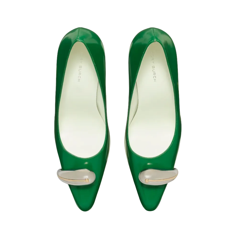 Tory Burch Pierced Pump Grass