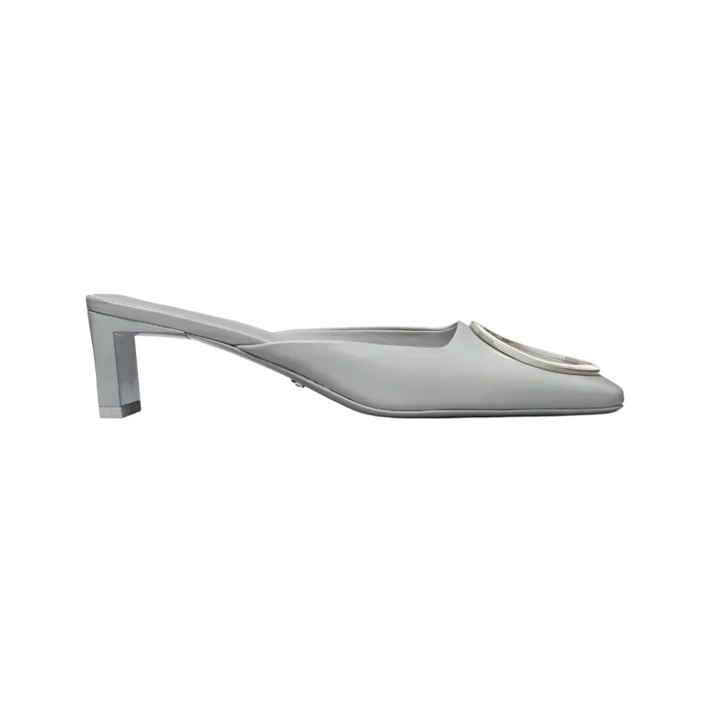 Tory Burch Ring Heeled Mule Loutre Gray