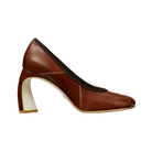 Tory Burch Peep-Toe Pump Russet brown