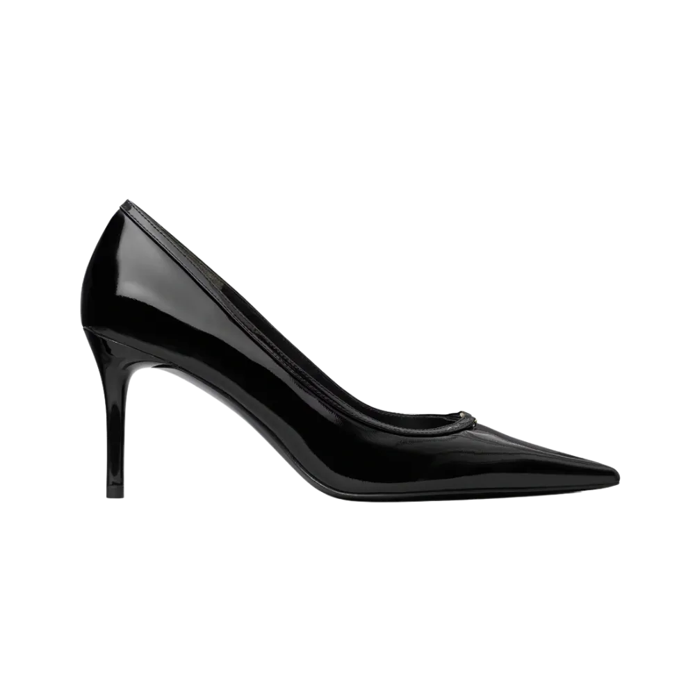 Tory Burch Double T Buckle Pump Perfect Black