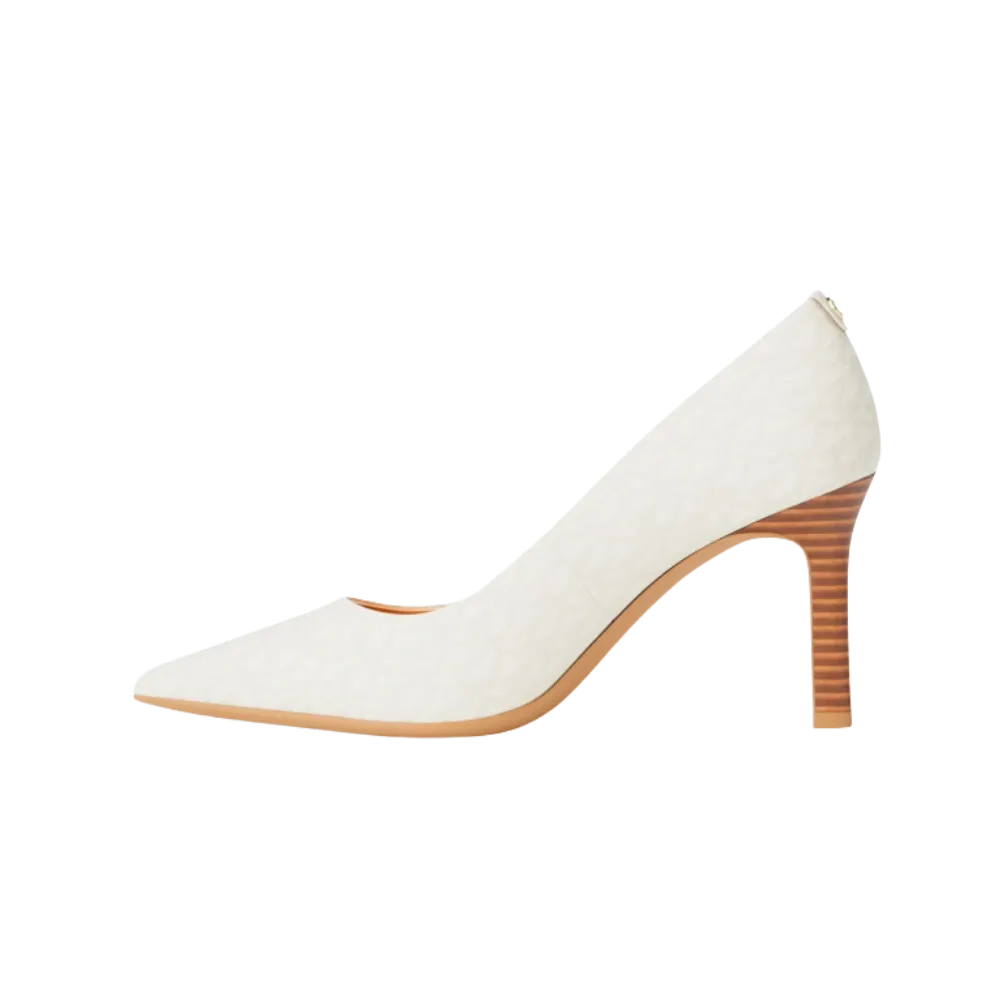 Michael Kors Willa Signature Logo Pump Vanilla