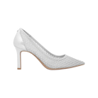 Michael Kors Willa Embellished Mesh Pump Silver