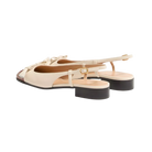 Valentino Valet Du Roi Kid Slingback Ballerina 25mm Butter
