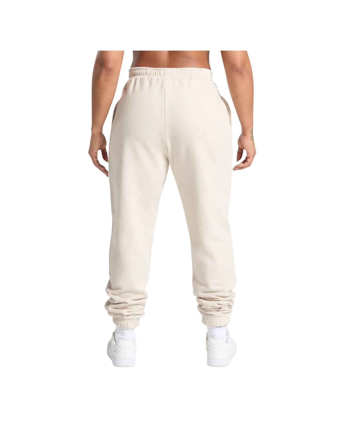 Gymshark Lifting Essentials Graphic Brushed Oversized Joggers oversized fit Oat White