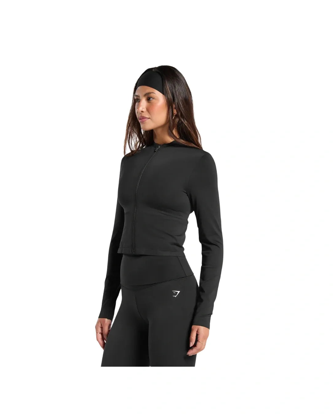 Gymshark Everyday Seamless Zip Tracktop Black
