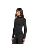 Gymshark Everyday Seamless Zip Tracktop Black