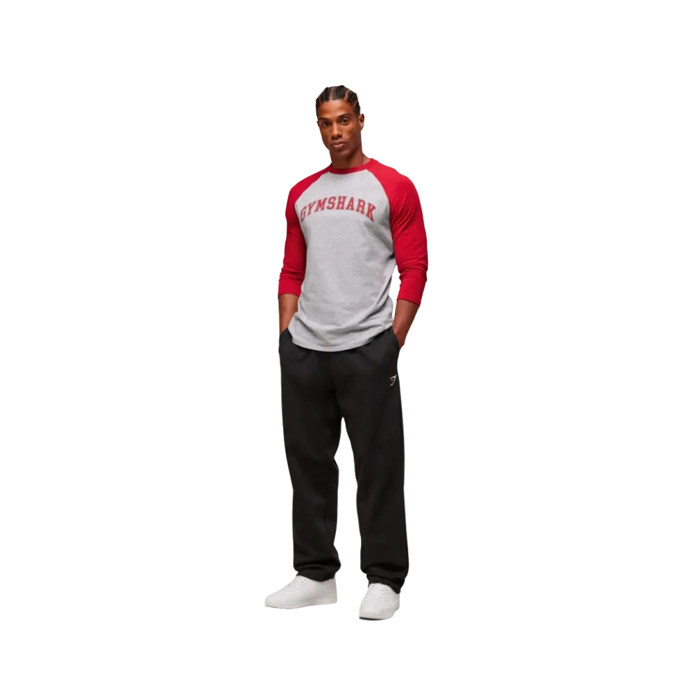 Gymshark GSLC Raglan 3/4 Sleeve T-Shirt - Conditioning Red