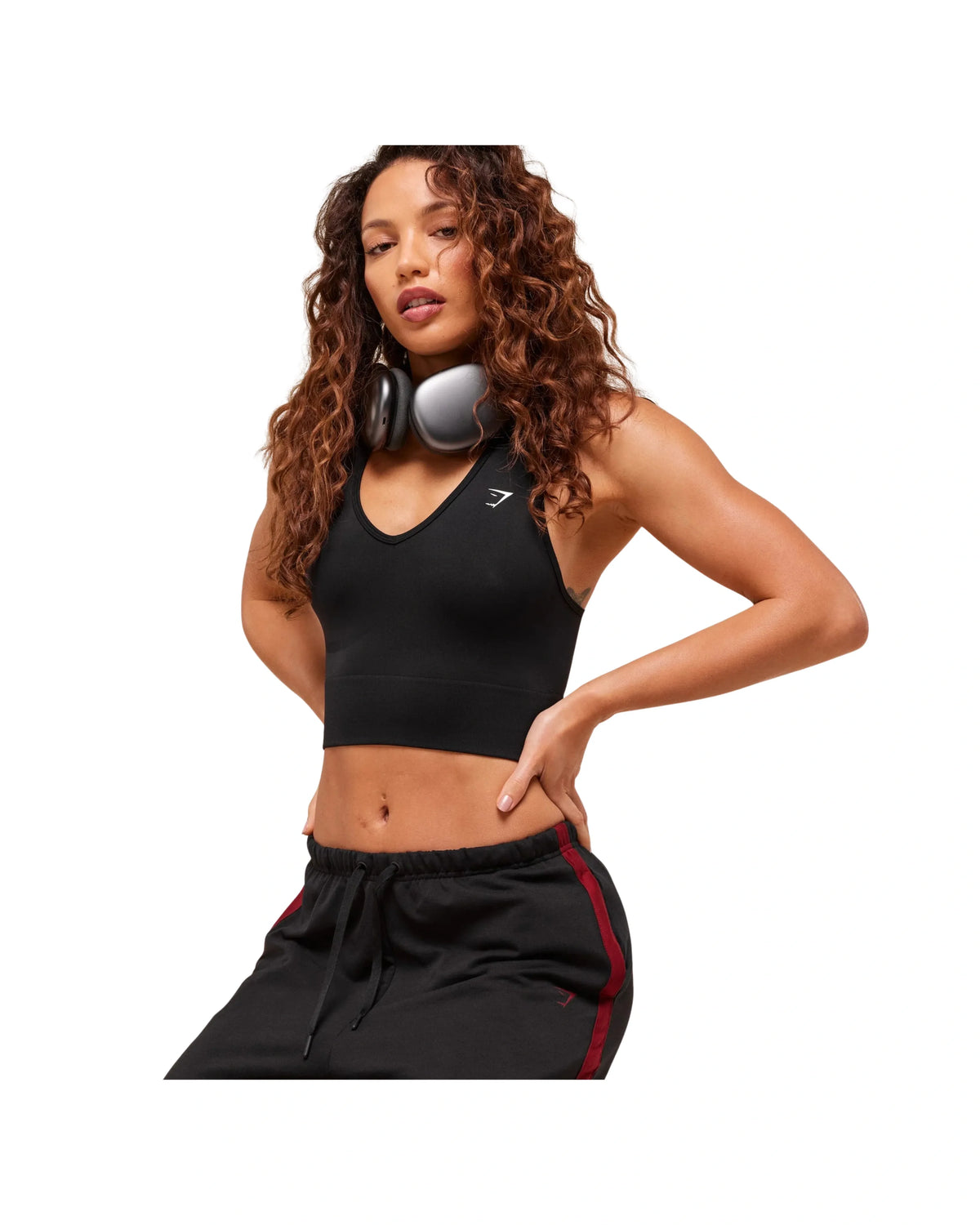 Gymshark Everyday Seamless Crop Tank Black