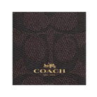 Coach Id Lanyard In Signature Canvas signature canvas/Gold/Walnut/Black