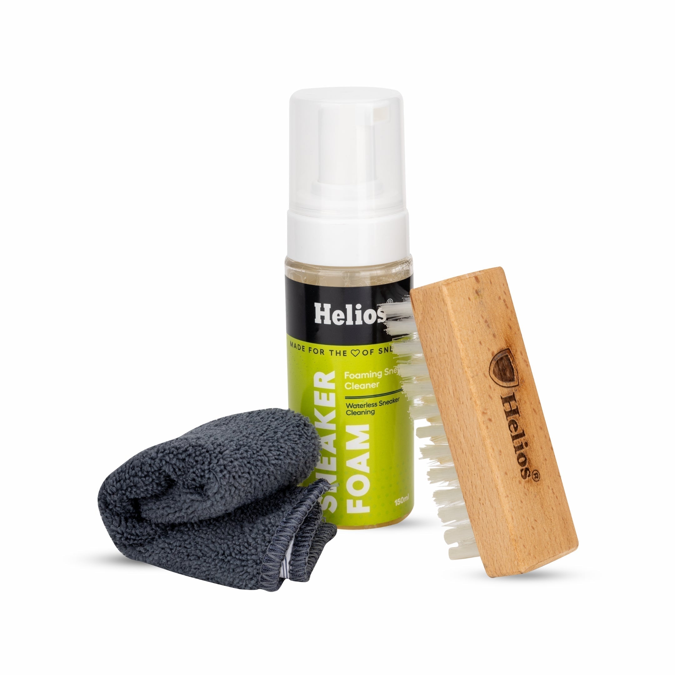 Helios Basic Sneaker Shoe Cleaning Kit with Microfiber Towel