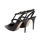 Valentino Rockstud Ankle Strap Pump With Tonal Studs 100mm Black