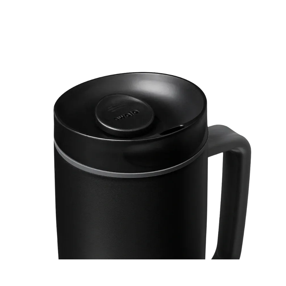 Owala Smoothsip-Slider-With-Handle 24oz "Very%2C Very Dark"