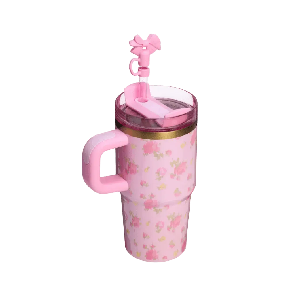 Stanley 1913 x LoveShackFancy Quencher H2.O FlowState™ Tumbler with Handle Ibiza Sunset