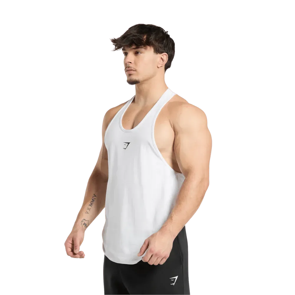 Gymshark Critical Stringer White